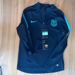 Nike dry fit long sleeve pullover - football club Barcelona (FCB)
